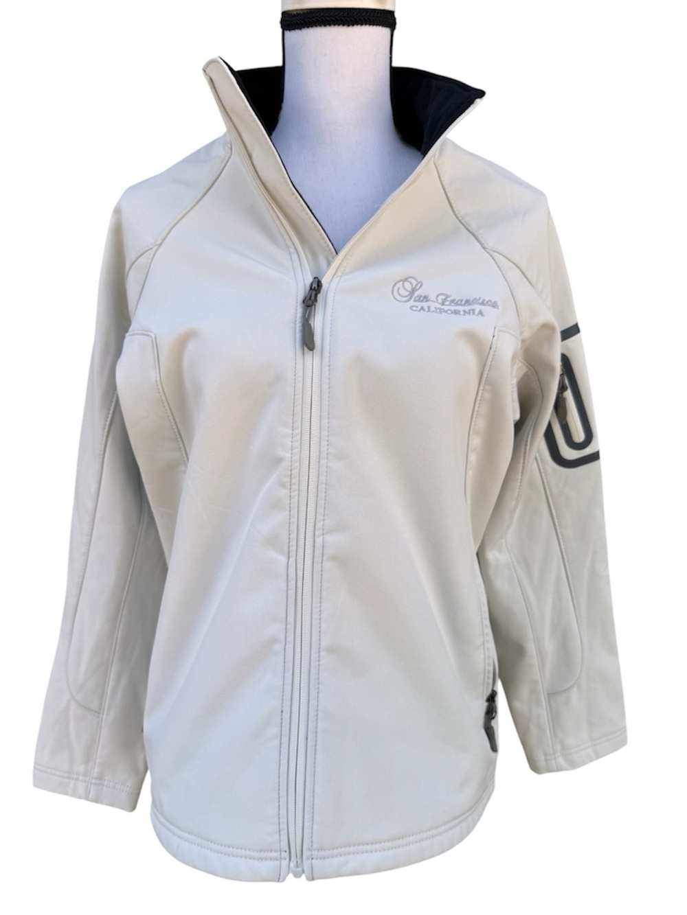 Landway Women’s Soft Shell San Francisco California Embroidered Jacket SZ Large